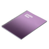 Paarse spiraal Notitieboek - "Creative Flows" Jour (Linkerzijde)