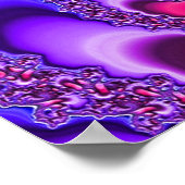 Paarse spiraal poster (Hoek)