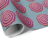Paarse spiraaltjes cadeaupapier (Rol Hoek)
