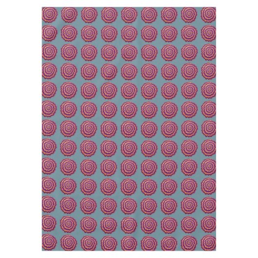 Paarse spiraaltjes tafelkleed (Voorkant)