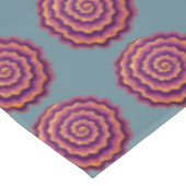 Paarse spiraaltjes tafelkleed (Gekanteld)