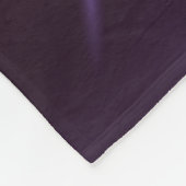 Paarse Spiral Fractal Blanket Fleece Deken (Hoek)