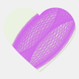 paarse spirituele vervulling hart sticker