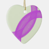 paarse spirituele vervulling keramisch ornament (Rechts)