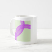 paarse spirituele vervulling koffiemok (Voorkant links)