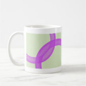 paarse spirituele vervulling koffiemok (Links)