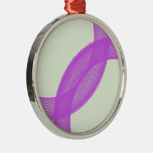 paarse spirituele vervulling metalen ornament (Rechts)