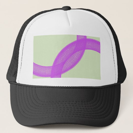 paarse spirituele vervulling trucker pet (Voorkant)