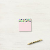 Paarse Splatter Eye Post-it® Notes (Op bureau)