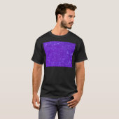 Paarse spleetglitter - Aangepast ontwerp T-shirt (Voorkant volledig)