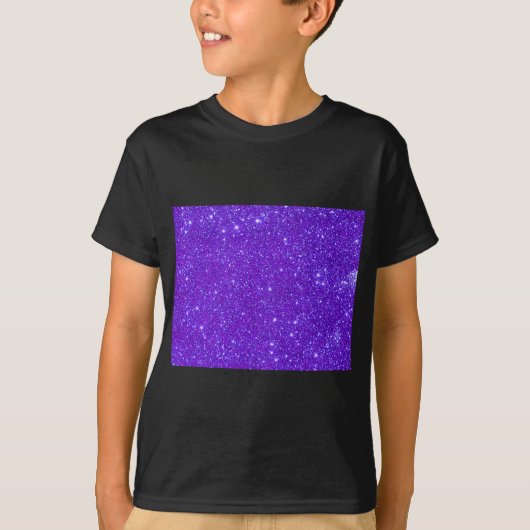 Paarse spleetglitter - Aangepast ontwerp T-shirt (Voorkant)