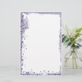 paarse spleten briefpapier (Staand voorkant)