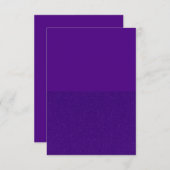 Paarse Split Enclosure Card – Solid, Noise Informatiekaartje (Voorkant / Achterkant)