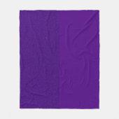 Paarse Split Glitter Fleece Deken - (Voorkant)