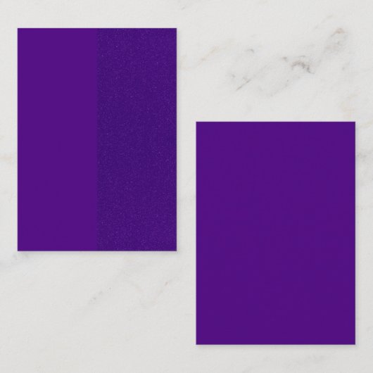 Paarse Split Noise Visitekaartje - (Voorkant / Achterkant)