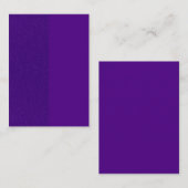 Paarse Split Noise Visitekaartje -  (Voorkant / Achterkant)