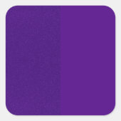 Paarse Split-Textuur Aangepaste Sticker (Voorkant)
