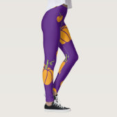 Paarse Spooky Halloween Leggings (Rechts)
