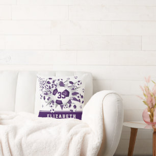 paarse sportkamer meisjes voetballen sterren kussen