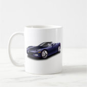 Paarse sportwagen koffiemok (Links)