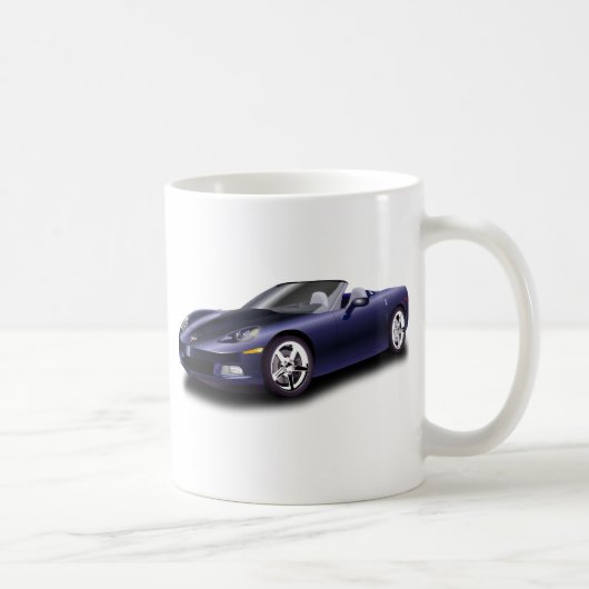 Paarse sportwagen koffiemok (Rechts)