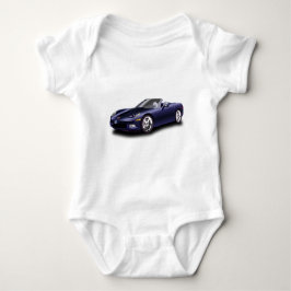 Paarse sportwagen romper
