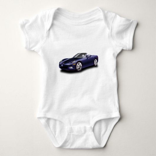 Paarse sportwagen romper (Voorkant)