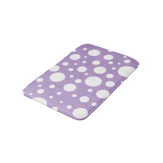 Paarse spots Bath Mat (Gekanteld)