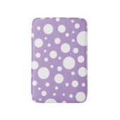 Paarse spots Bath Mat (Voorkant Verticaal)