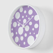 Paarse Spots Clock (Hoek)
