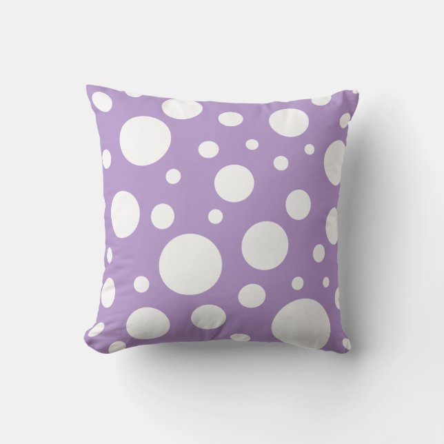 Paarse spots Pillow Kussen (Voorkant)
