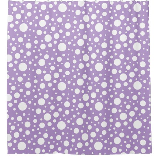 Paarse spots Shower Curtain Douchegordijn (Voorkant)