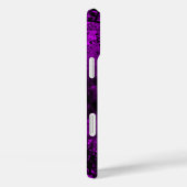 Paarse Spray Paint Effect iPhone 16 Hoesje (Achterkant / Rechts)