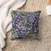 Paarse Spring Flowers Cushion Kussen (Deken)
