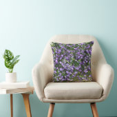 Paarse Spring Flowers Cushion Kussen (Stoel)