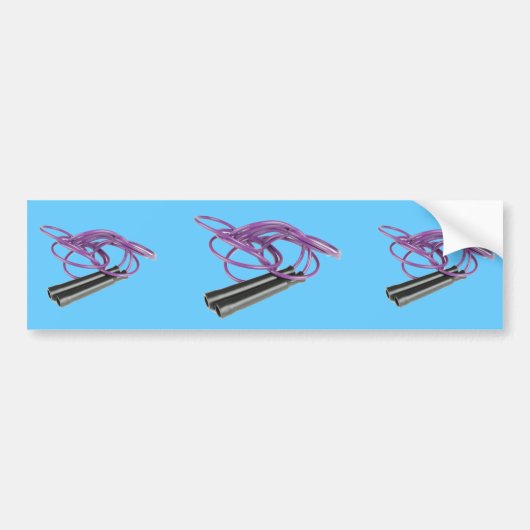 Paarse sprommerik bumpersticker (Voorkant)