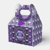 Paarse sprookjespot bedankdoosjes (Achterkant)