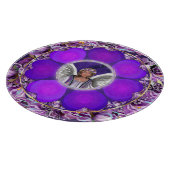 Paarse spuitplaat snijplank (Hoek)