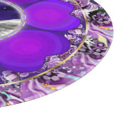 Paarse spuitplaat snijplank (Hoek)