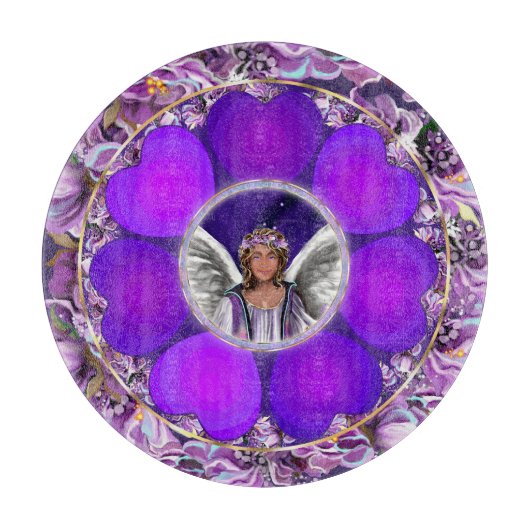 Paarse spuitplaat snijplank (Voorkant)