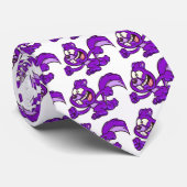 Paarse Squirrel Corporate Employee Stropdas (Opgerold)