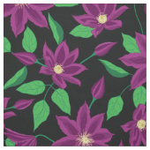 Paarse staafbloemtuin stof (Swatch)