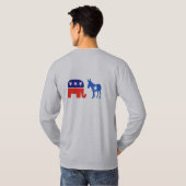 Paarse STAAT NEBRASKA T-shirt (Achterkant volledig)