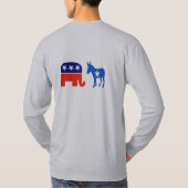Paarse STAAT NEBRASKA T-shirt (Achterkant)