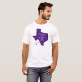 Paarse staat Texas Family Reunion T-Shirt (Voorkant volledig)