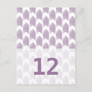 Paarse stammentabel Briefkaart