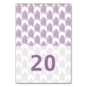 Paarse stammentabel Kaart (Achterkant)