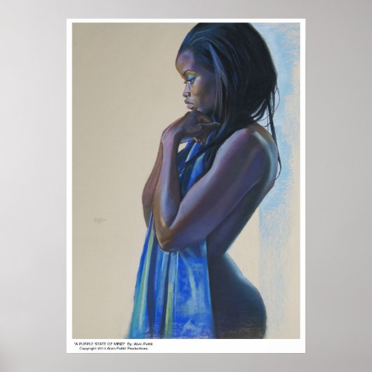 "PAARSE STAND VAN MIND" door: Alvin Pettit Poster (Voorkant)