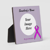 Paarse standaard-koolstofSjabloon door Kenneth Yon Fotoplaat (Voorkant)