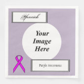 Paarse standaard-koolstofSjabloon door Kenneth Yon Servetten (Voorkant)